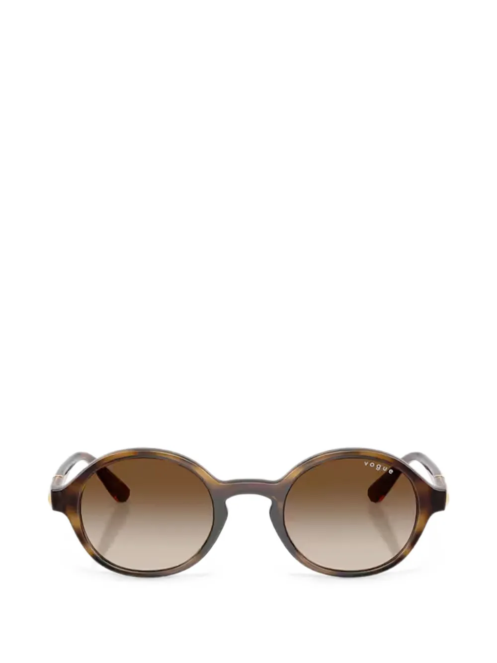 Vogue Eyewear Occhiali da sole tondi con effetto tartarugato - Marrone
