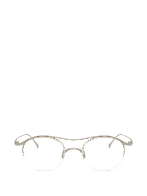 Giorgio Armani round-frame glasses