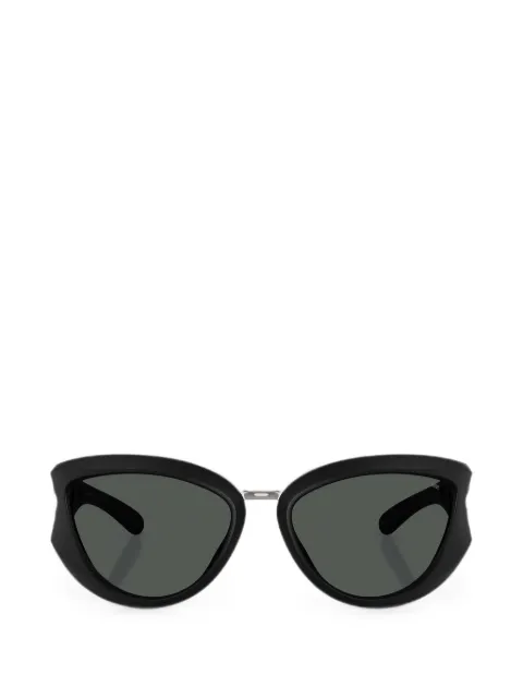Diesel logo-plaque cat-eye sunglasses