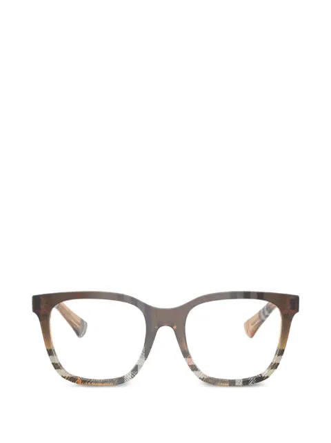 Burberry Eyewear Occhiali squadrati con motivo Check