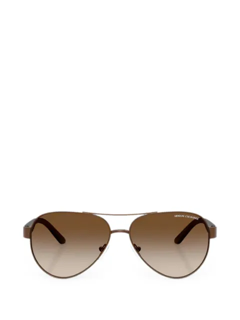 Armani Exchange 파일럿 프레임 틴트 선글라스