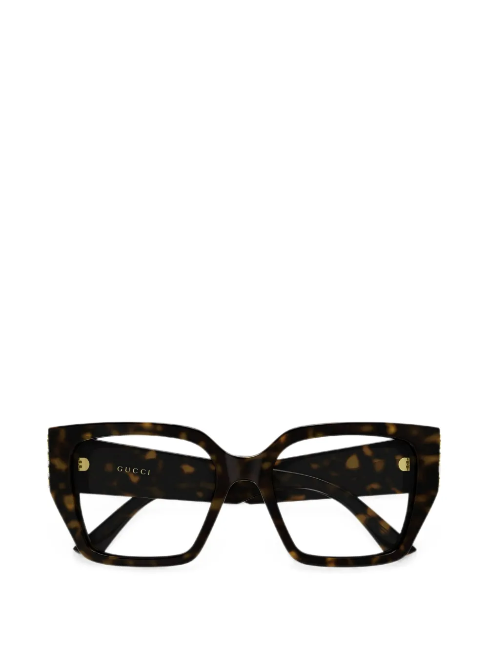 Gucci Eyewear tortoiseshell-effect square-frame glasses