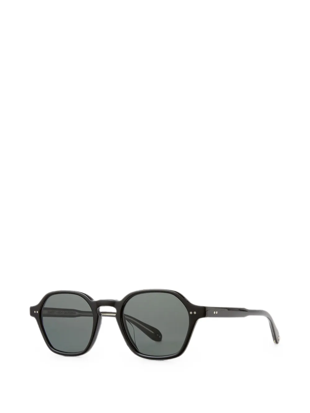 Garrett Leight Temescal zonnebril met geometrisch montuur Zwart
