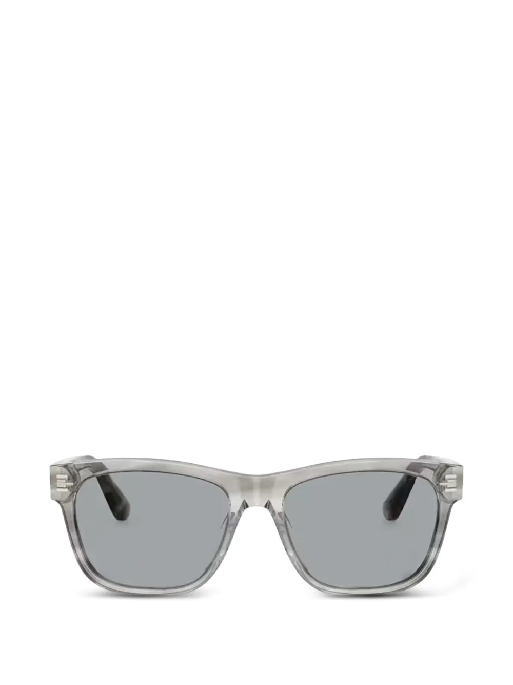 Brunello Cucinelli Sonnenbrille mit eckigem Gestell - Grau