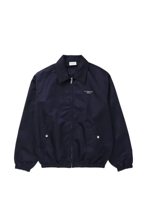Drôle De Monsieur logo-print zip-up jacket