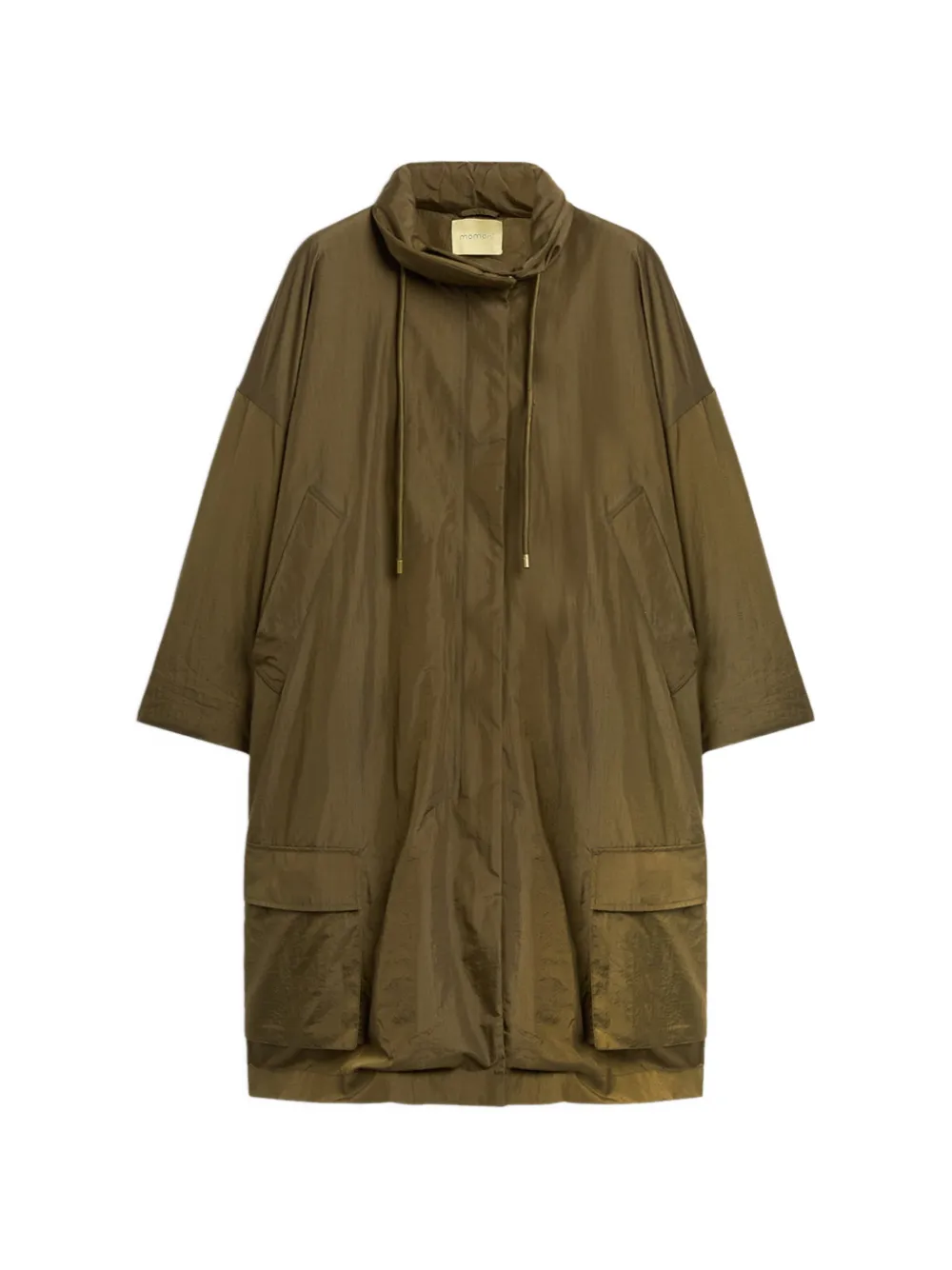 MOMONÌ Kjara removable-lining drawstring parka - Verde