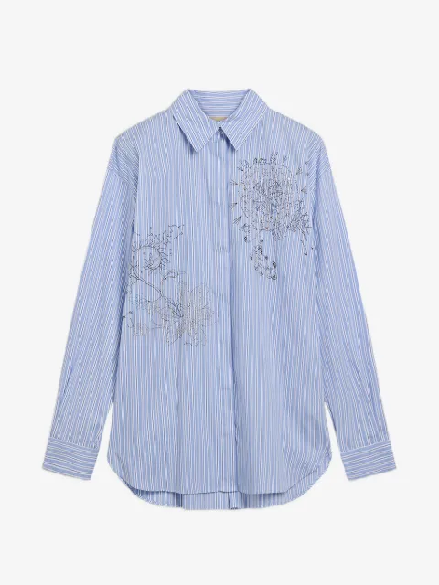 MOMONÌ chemise Jokla à broderies