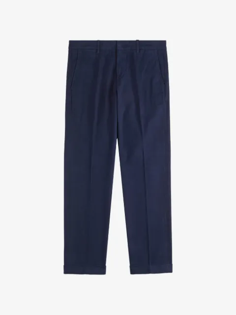 Fay Capri turn-up trousers