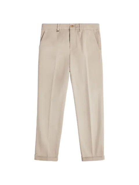 Fay turn-up cuff trousers
