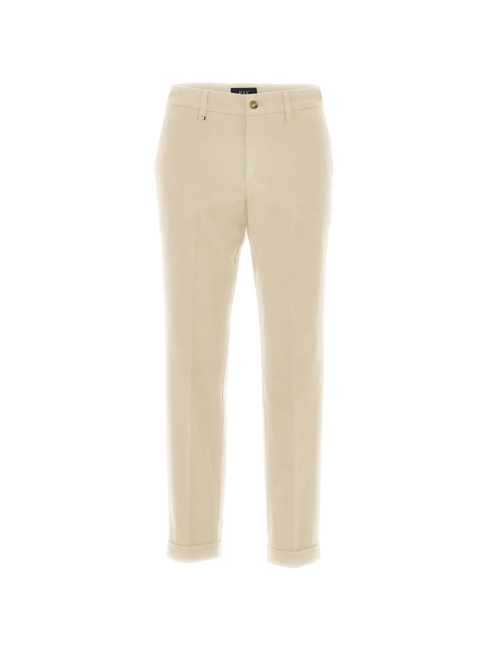 Fay turn-up cuff trousers - Toni neutri