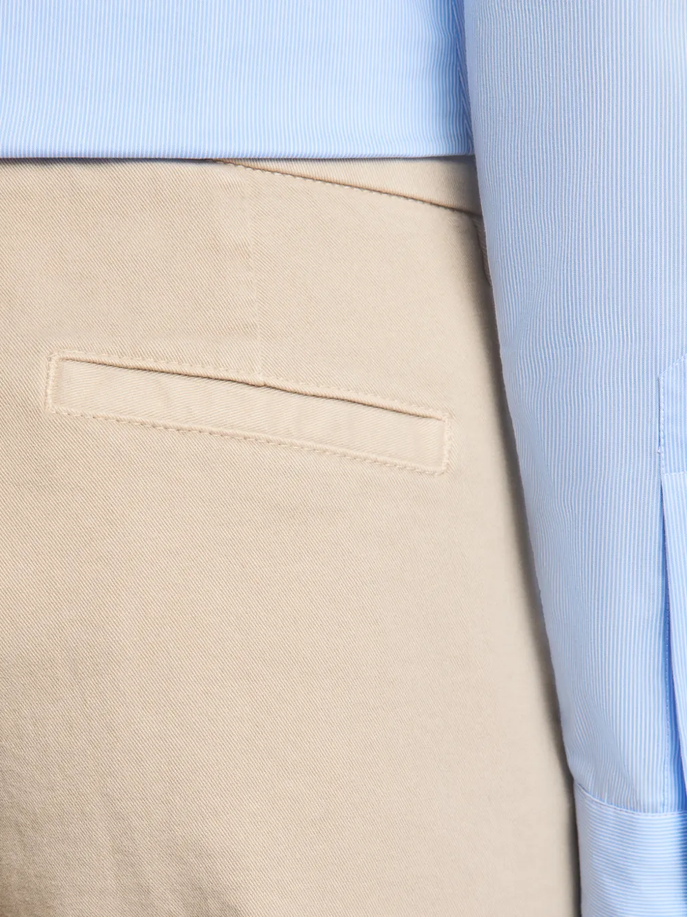 Fay Broek met omgeslagen pijpen Beige