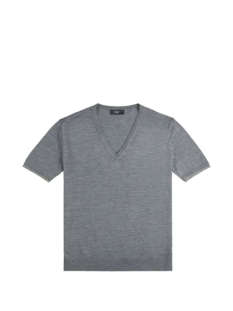 Fay camiseta con cuello en V