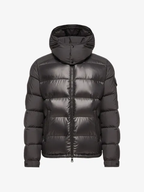 Moncler hooded quilted jacket