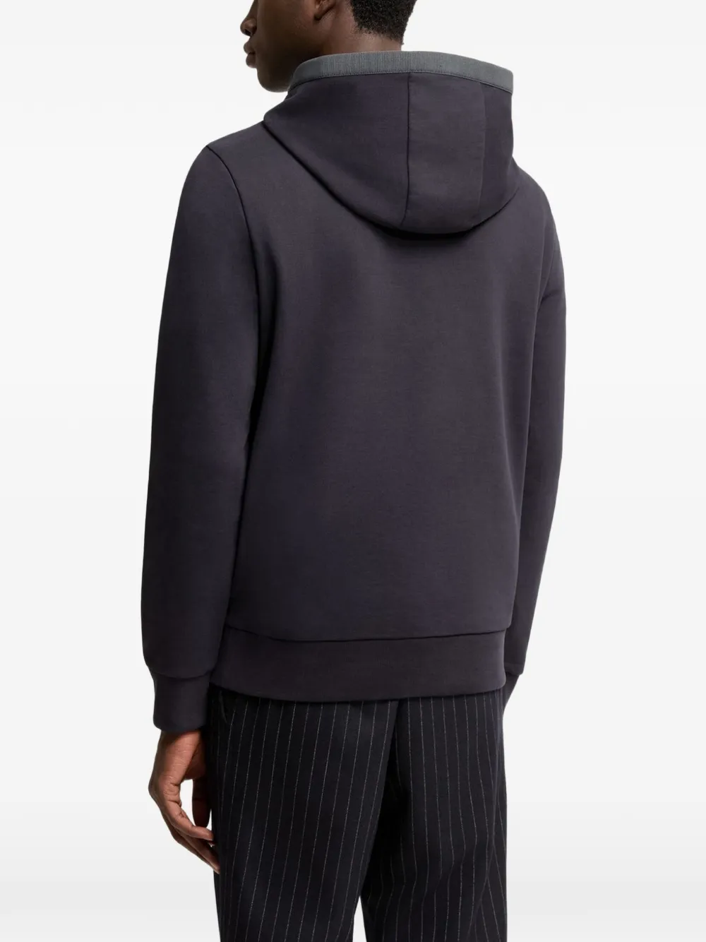 Moncler Hoodie met logopatch Blauw