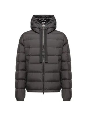 Moncler Verith Quilted Hooded Jacket | Black | FARFETCH OM