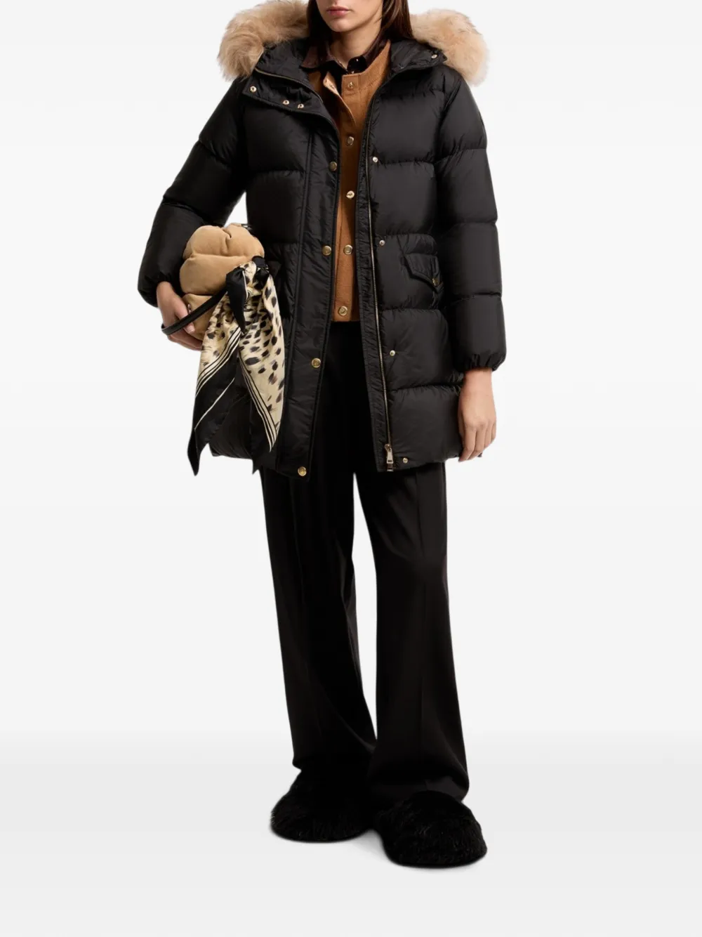 Moncler Aphroties jas Zwart