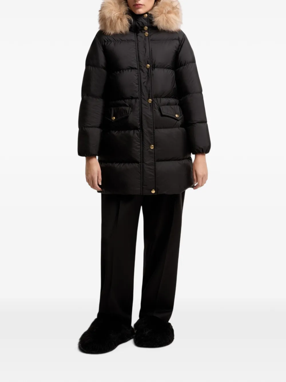 Moncler Aphroties jas Zwart
