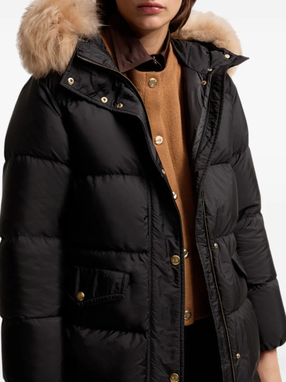 Moncler Aphroties jas Zwart