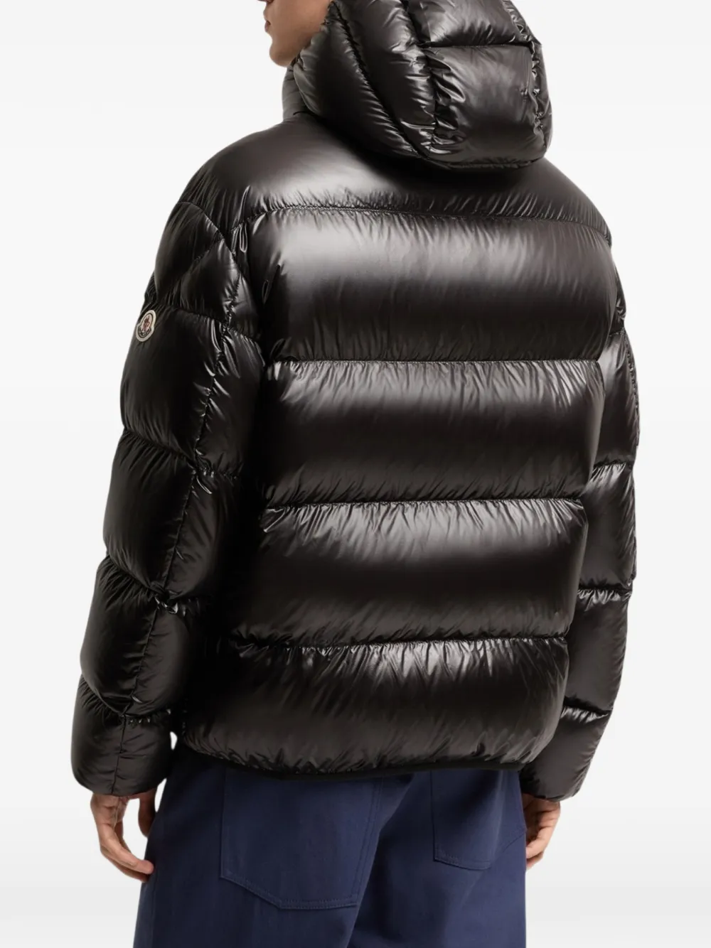 Moncler Anapo ripstop gewatteerd jack Zwart