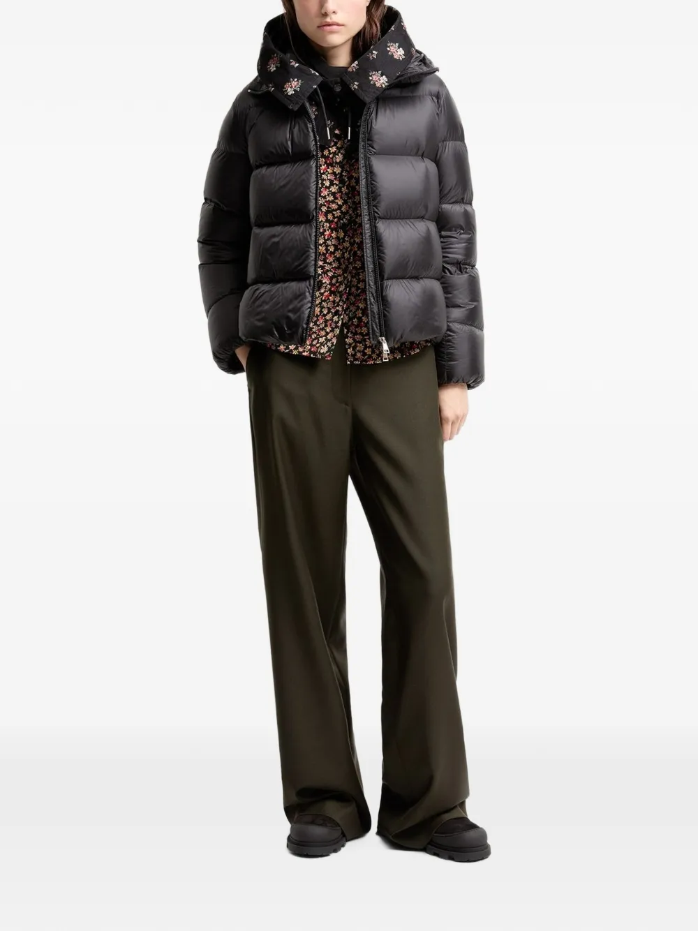 Moncler Feligule gewatteerd jack Zwart