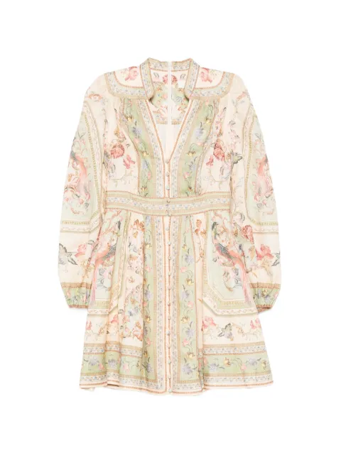 ZIMMERMANN vestido corto Roselight