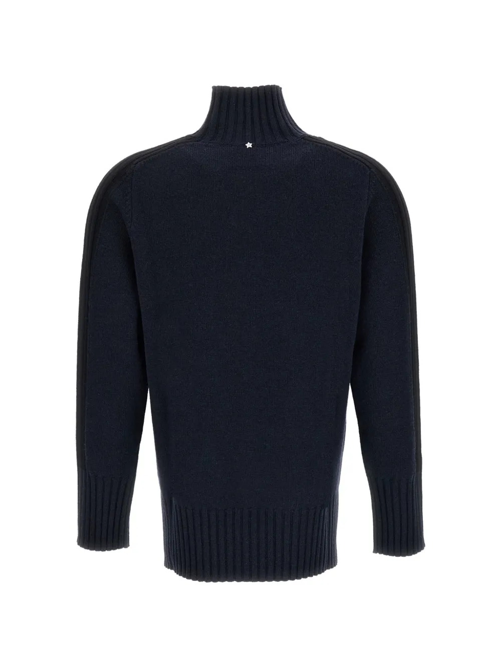 Lorena Antoniazzi turtleneck ribbed-trim sweater Blauw