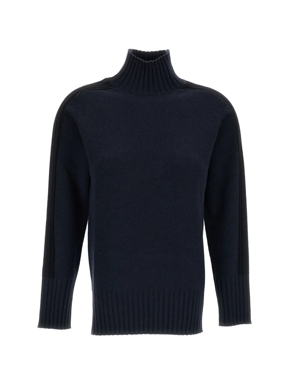 Lorena Antoniazzi turtleneck ribbed-trim sweater - Blau