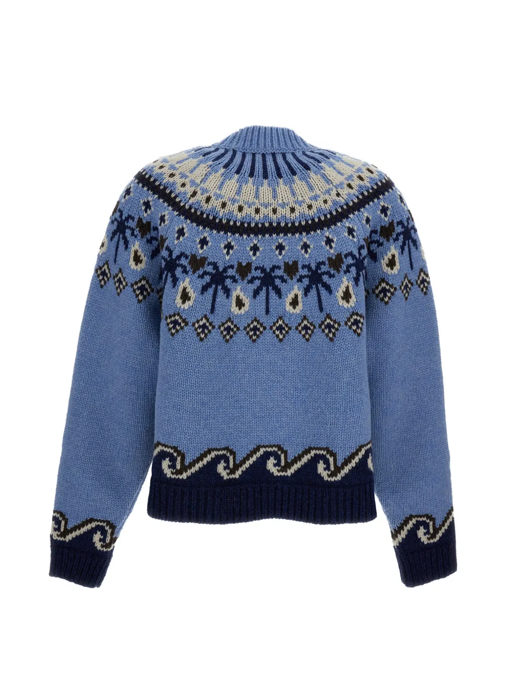 Alanui Trui met jacquard Blauw
