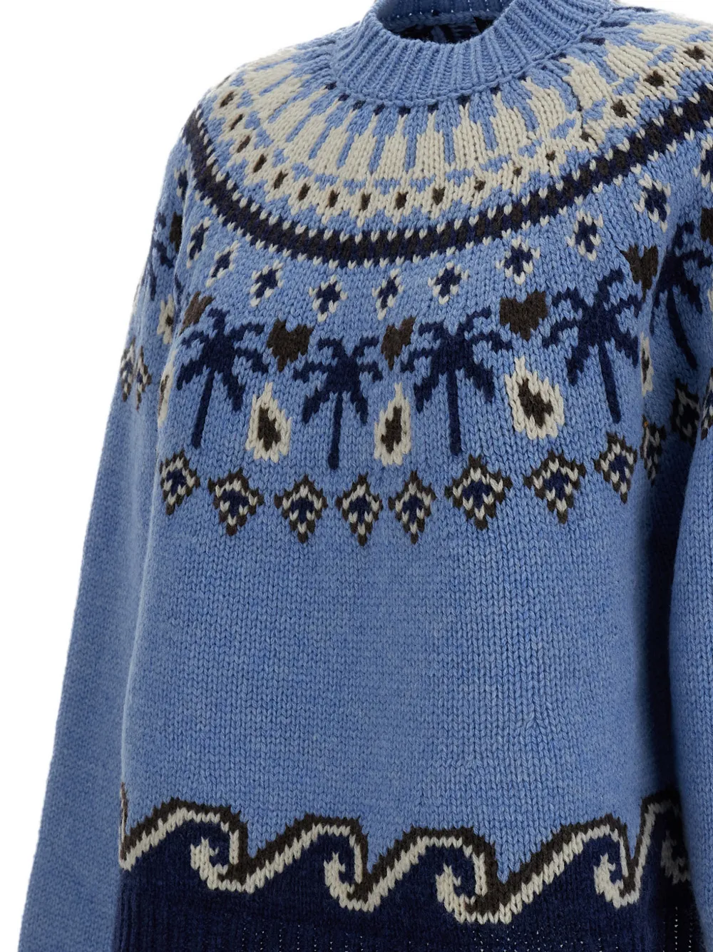 Alanui Trui met jacquard Blauw
