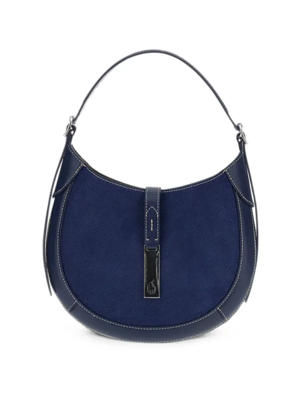 Polo Ralph Lauren Small Polo ID Shoulder Bag in Blue