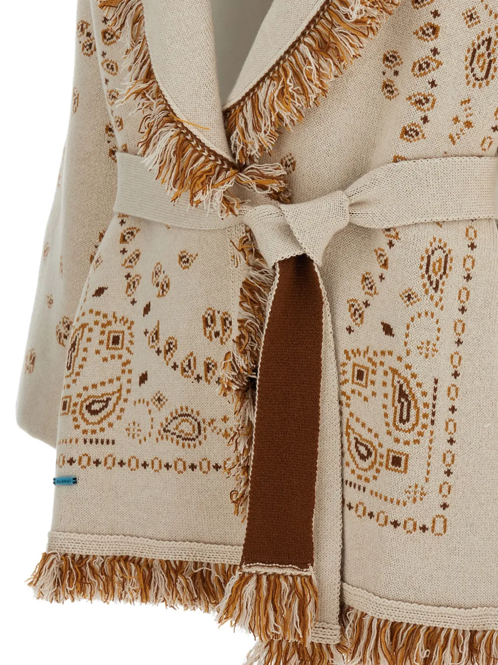 Alanui Vest met bandanaprint Beige