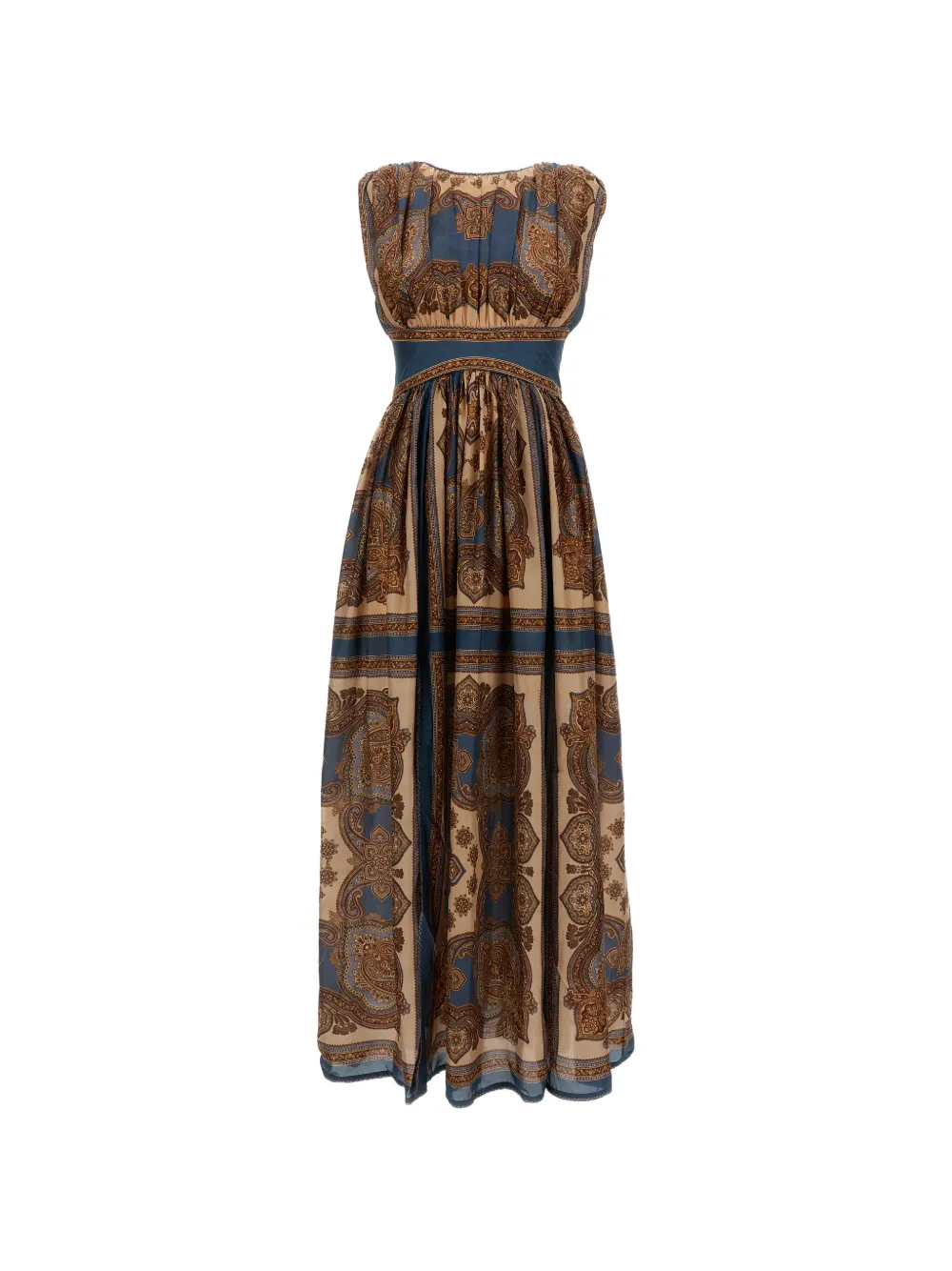 ZIMMERMANN paisley-print sleeveless maxi dress - Toni neutri