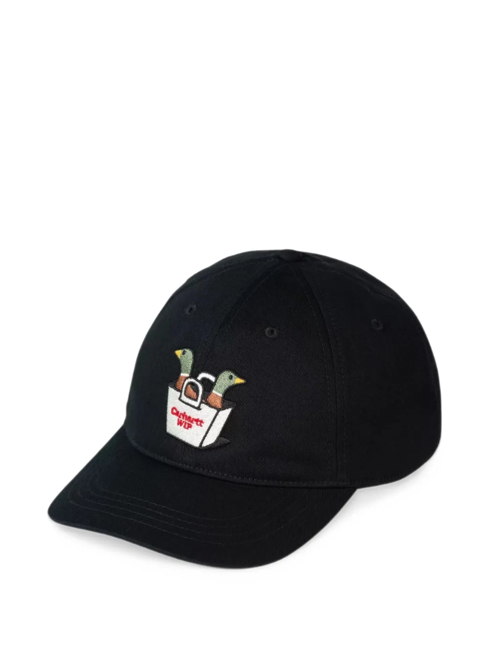 Carhartt WIP Bumper Sticker cap cotton-twill Zwart