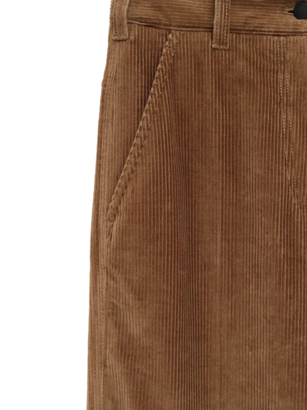 Moncler Grenoble corduroy wide-leg trousers Bruin