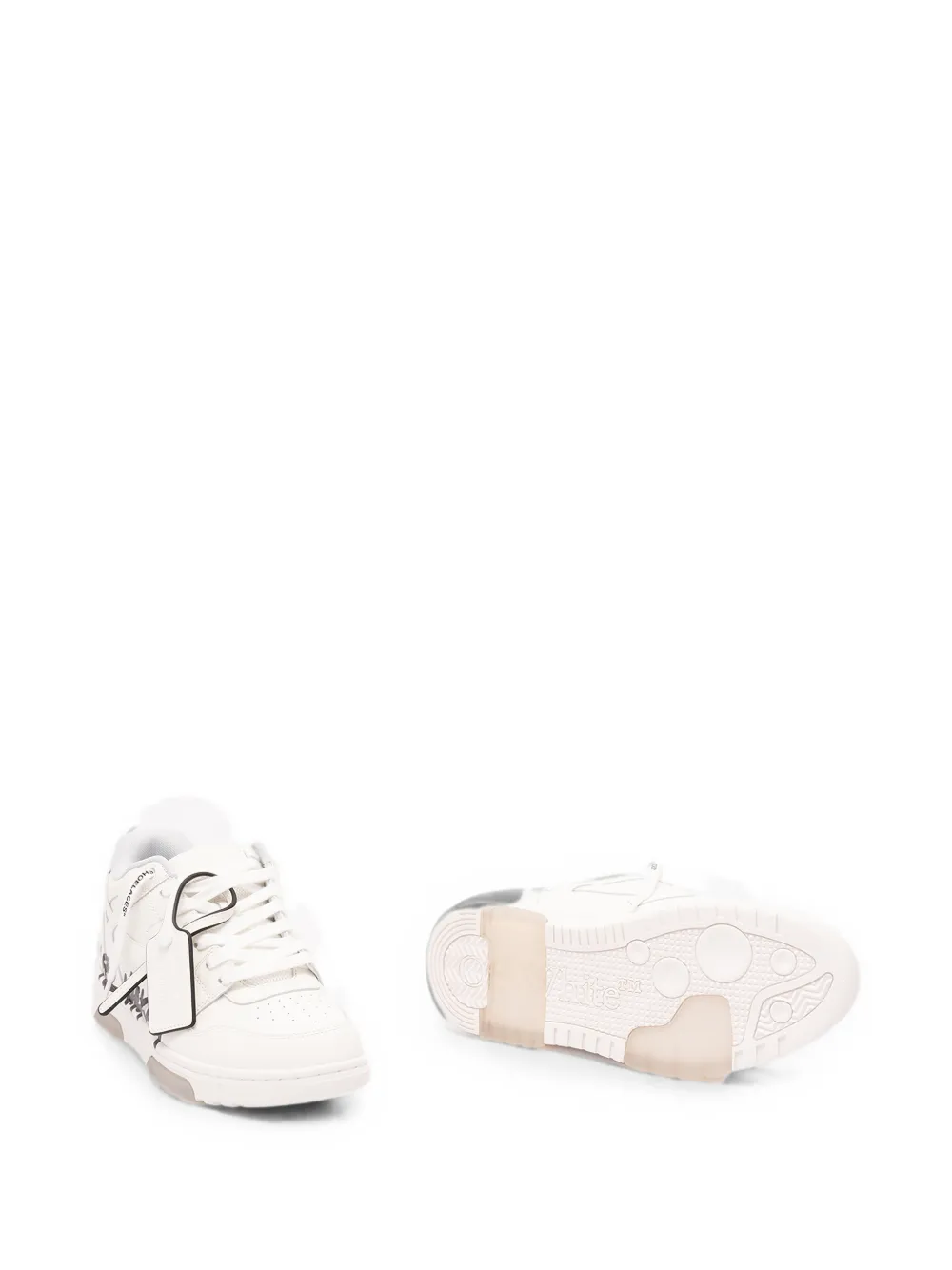 Off-White Out Of Office motif detail sneakers Wit