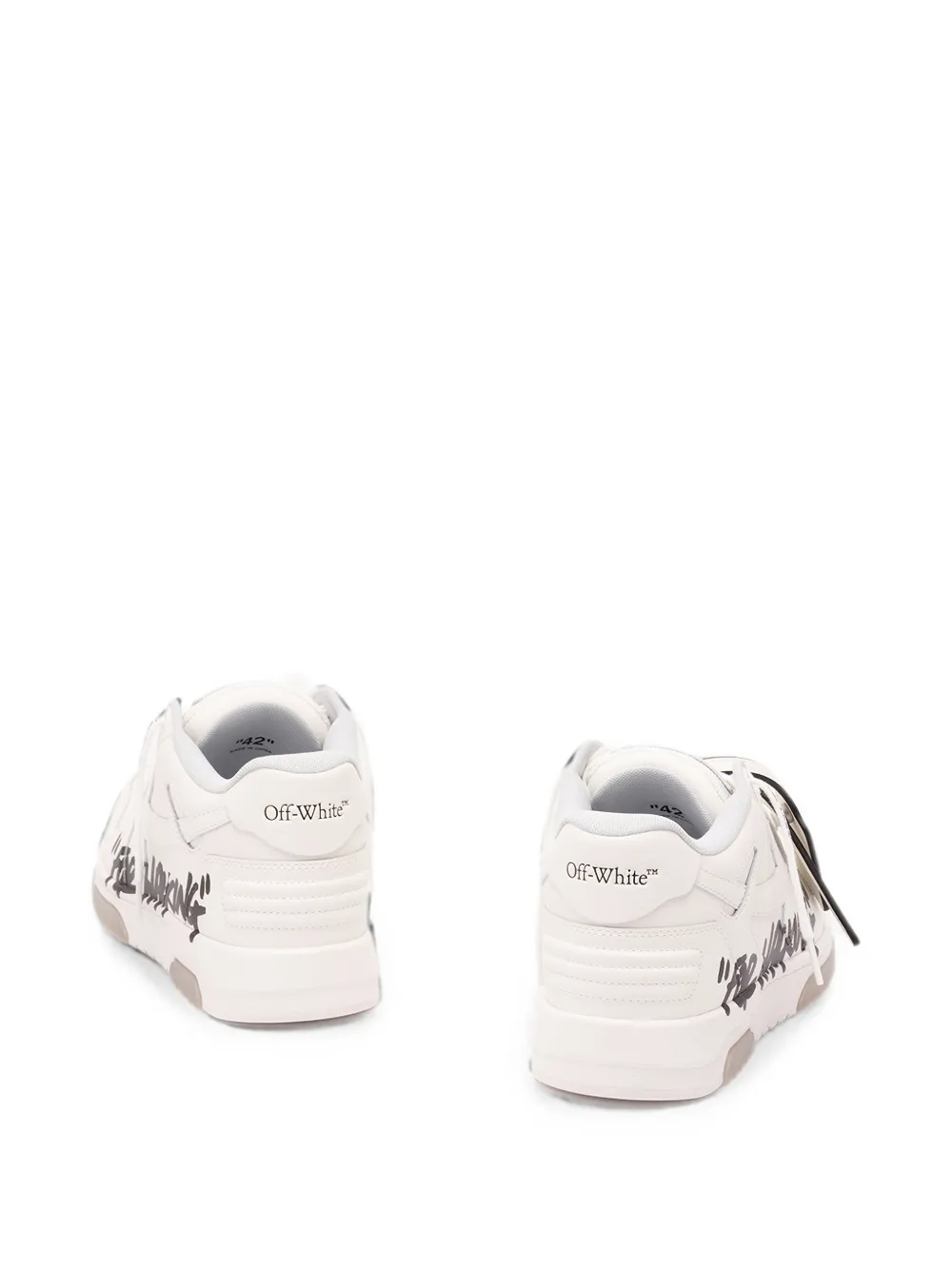 Off-White Out Of Office motif detail sneakers Wit