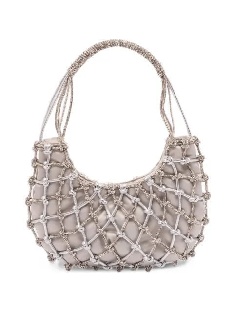 Rosantica crystal-embellished caged shoulder bag