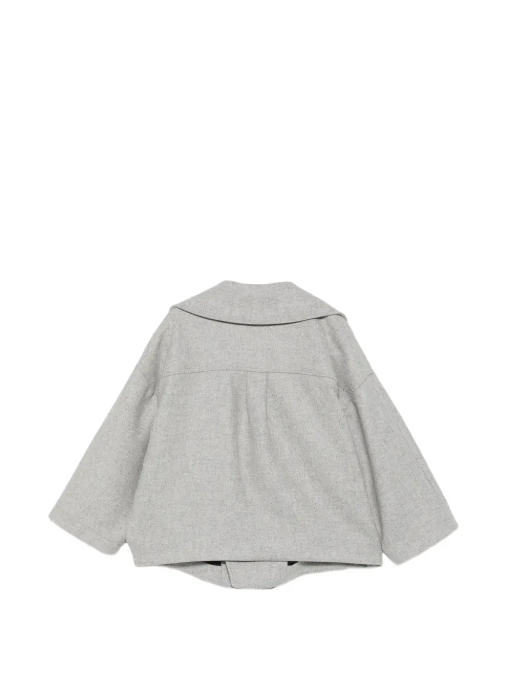 Balmain Kids Blazer met dubbele rij knopen Grijs