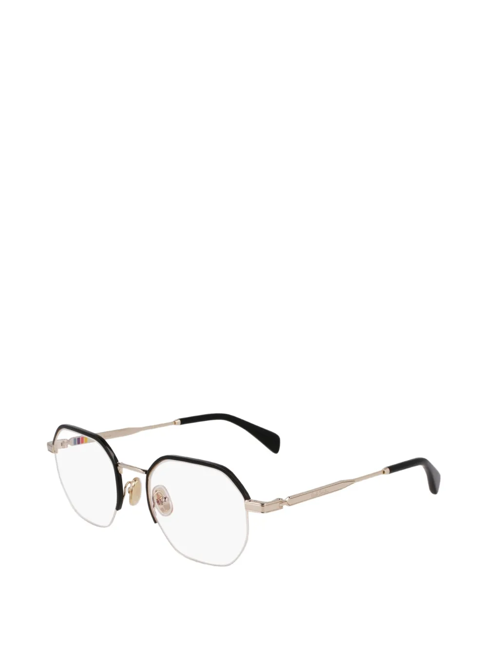 Paul Smith Lovell bril met geometrisch montuur Zwart