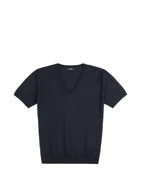Fay V-neck short-sleeve T-shirt