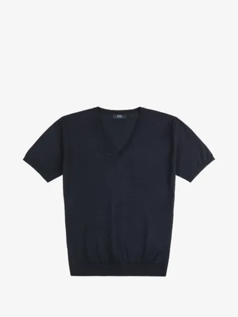 Fay V-neck short-sleeve T-shirt