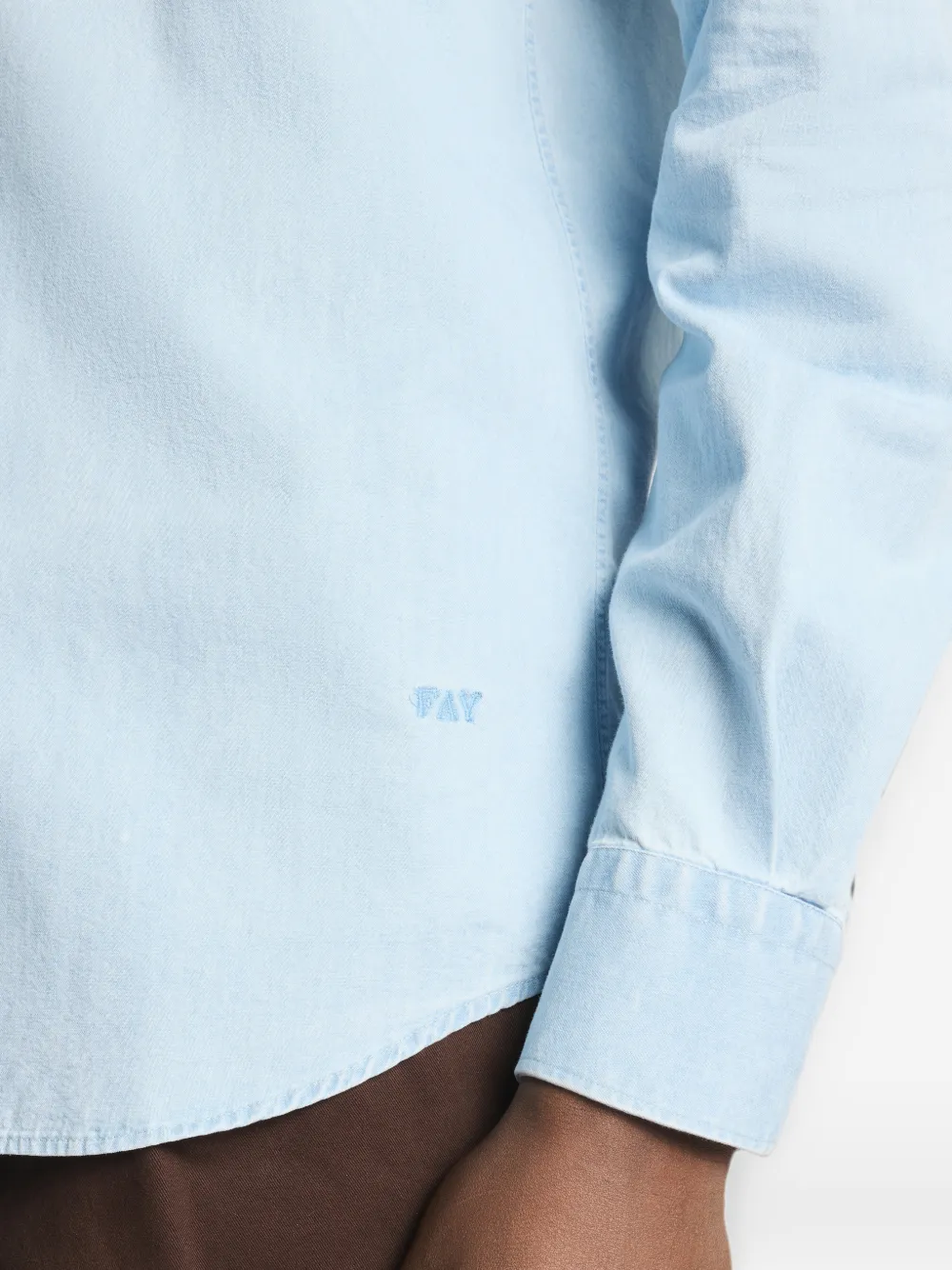 Fay Denim overhemd Blauw