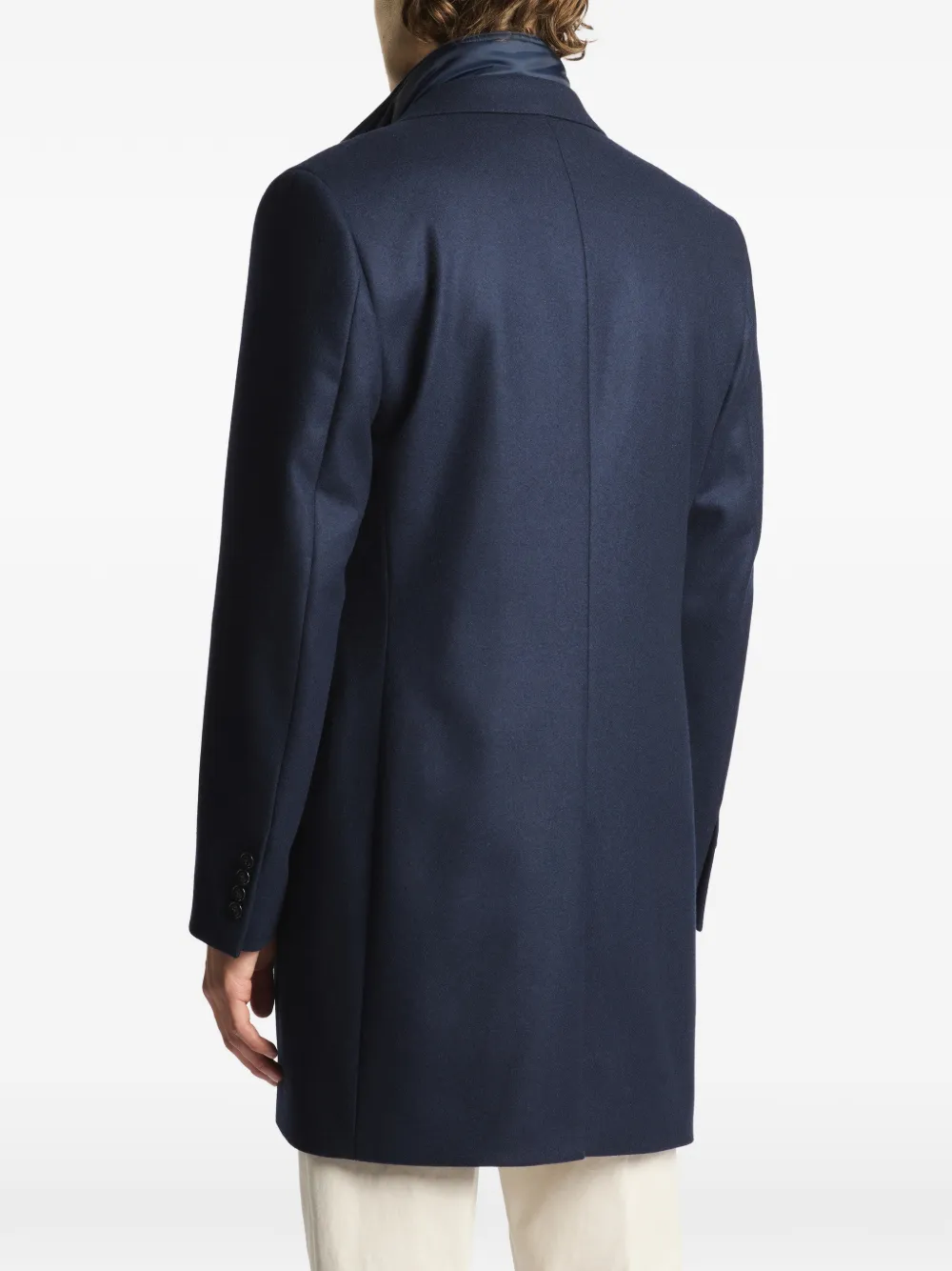 Fay Double Coat jas met bodywarmer Blauw