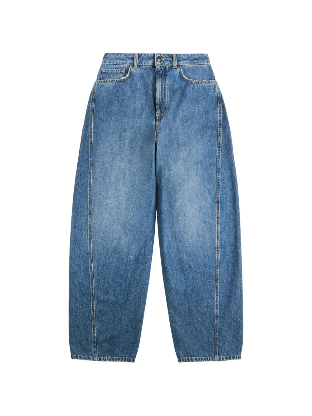 Fay Jeans ampi con cinque tasche - Blu