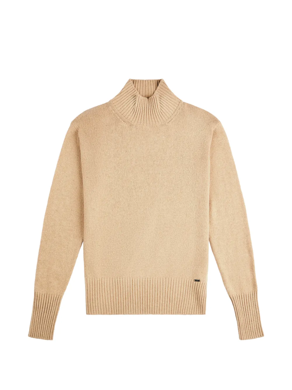 Fay high-neck ribbed-trim sweater - Toni neutri