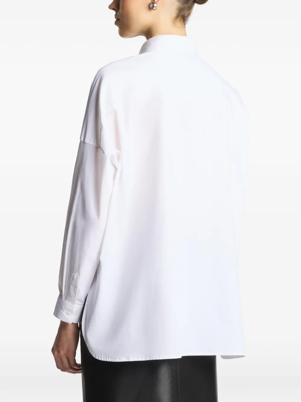 Fay Oversized overhemd Wit