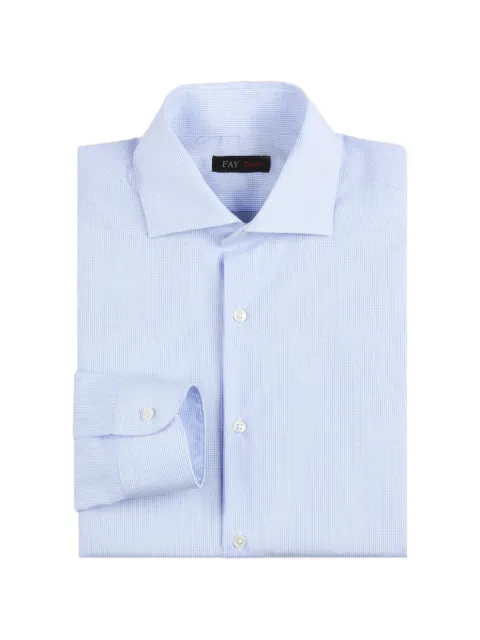 Fay Travel spread-collar shirt