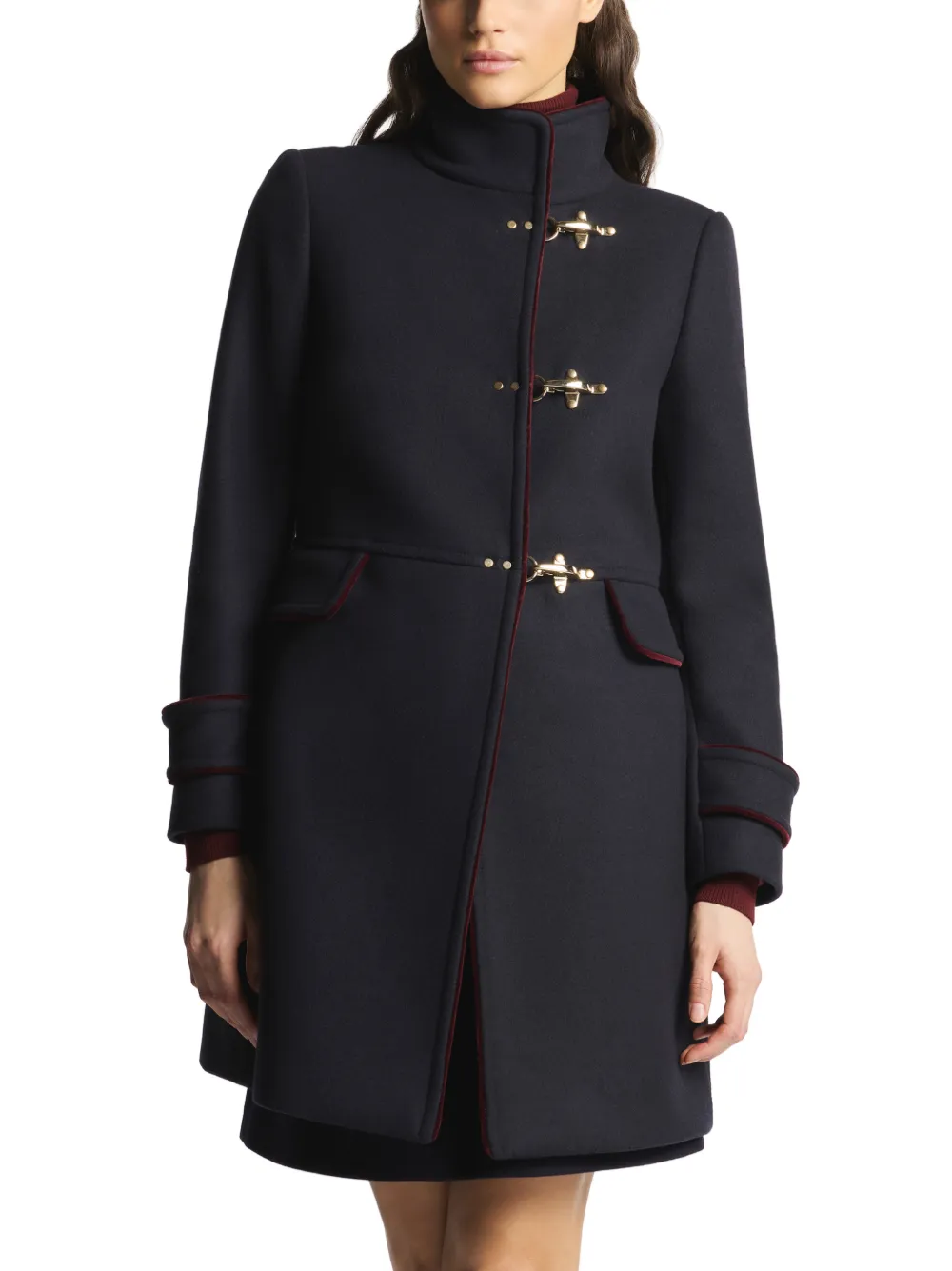 Fay Virginia jas met kreeftsluiting Blauw