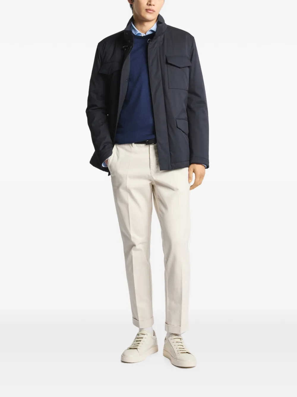 Fay Jack met haaksluiting Blauw