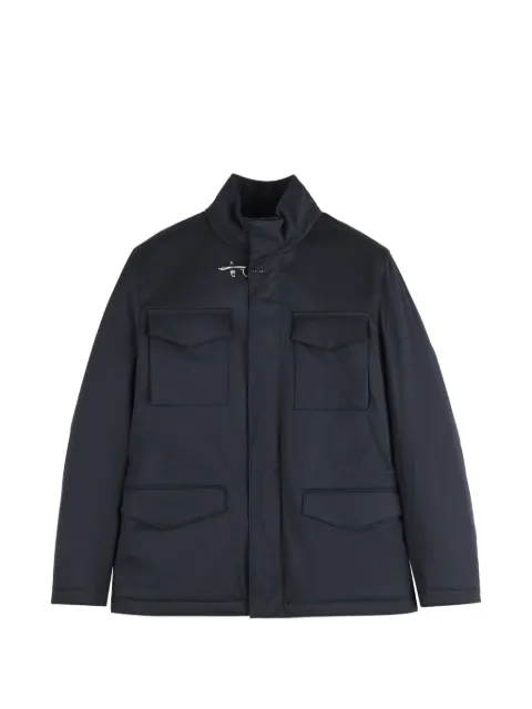 Fay hook-fastening field jacket